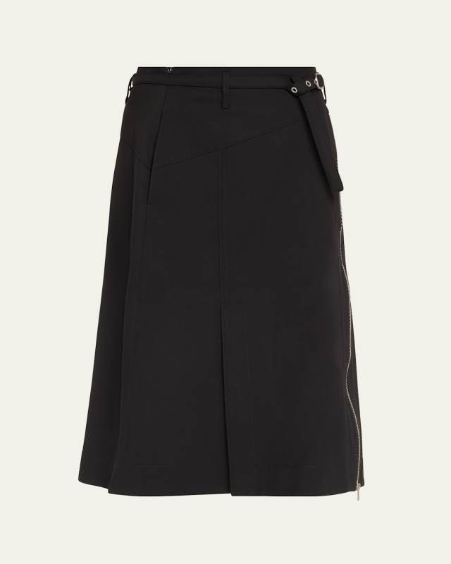 Belted Utility Skirt